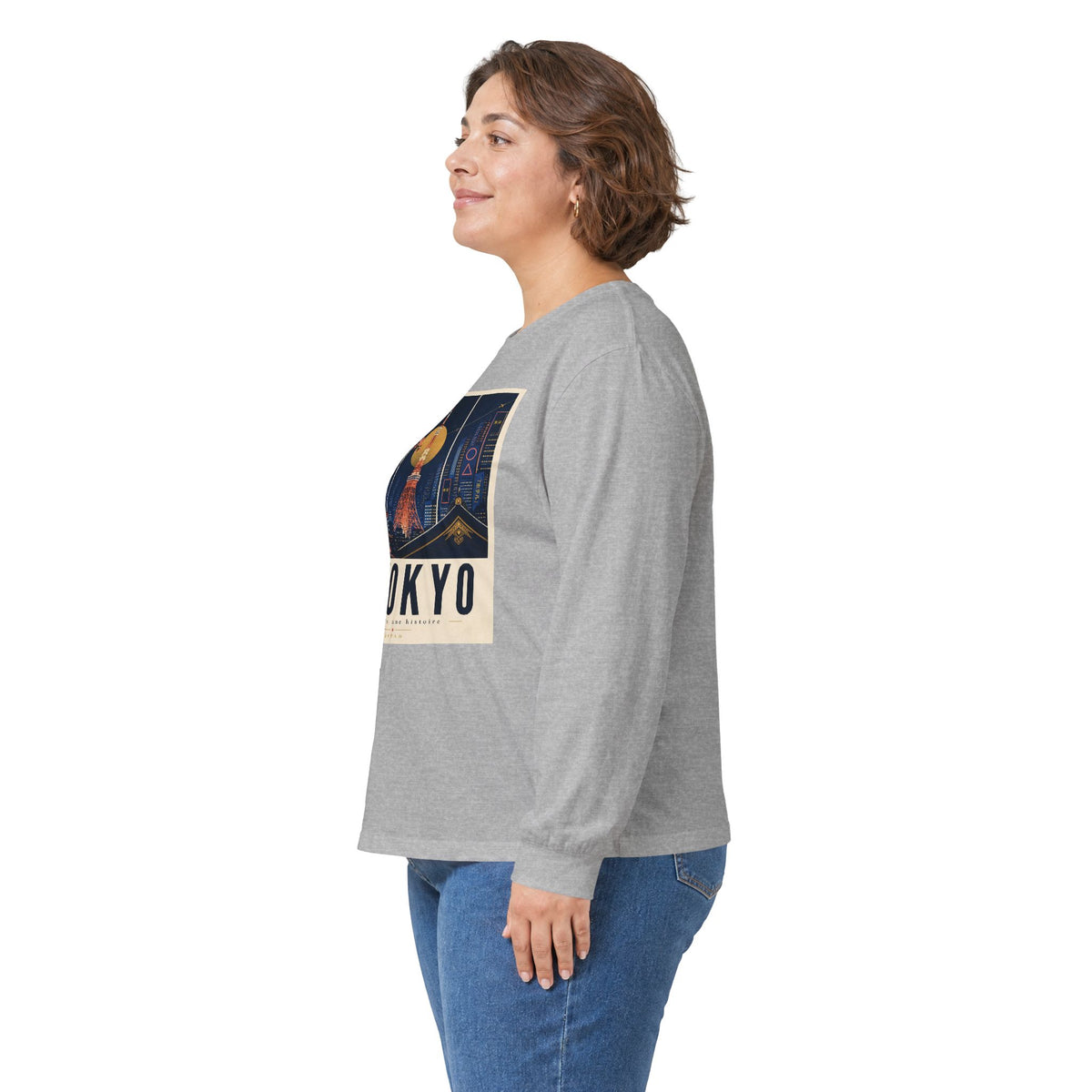 Tokyo Retro Travel Poster Long Sleeve Tee
