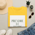 Prendre le Temps T-Shirt — French Relaxation Tee with Minimalist Script