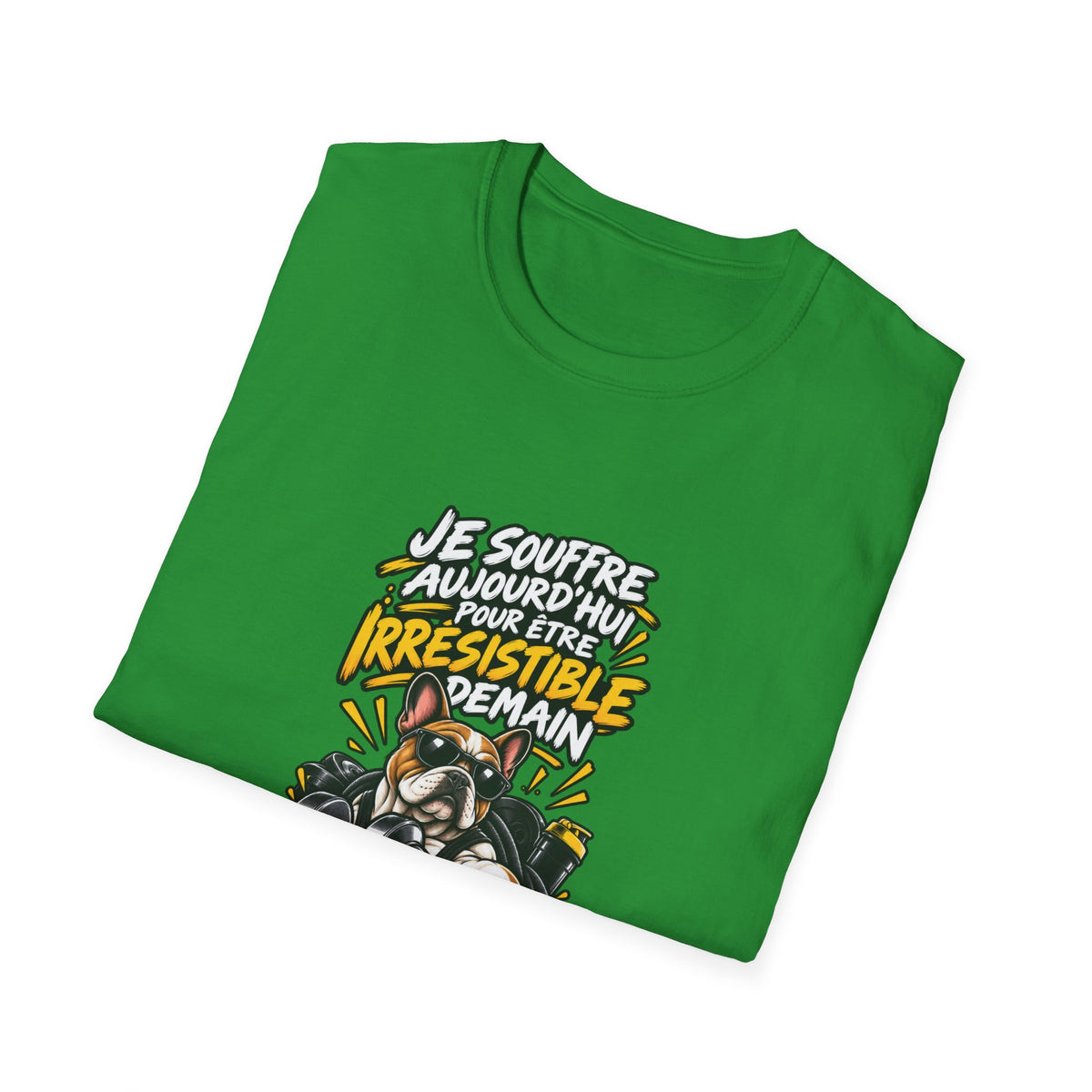 French Boxing Graphic T-Shirt — “Je souffre aujourd'hui pour être irrésistible demain”