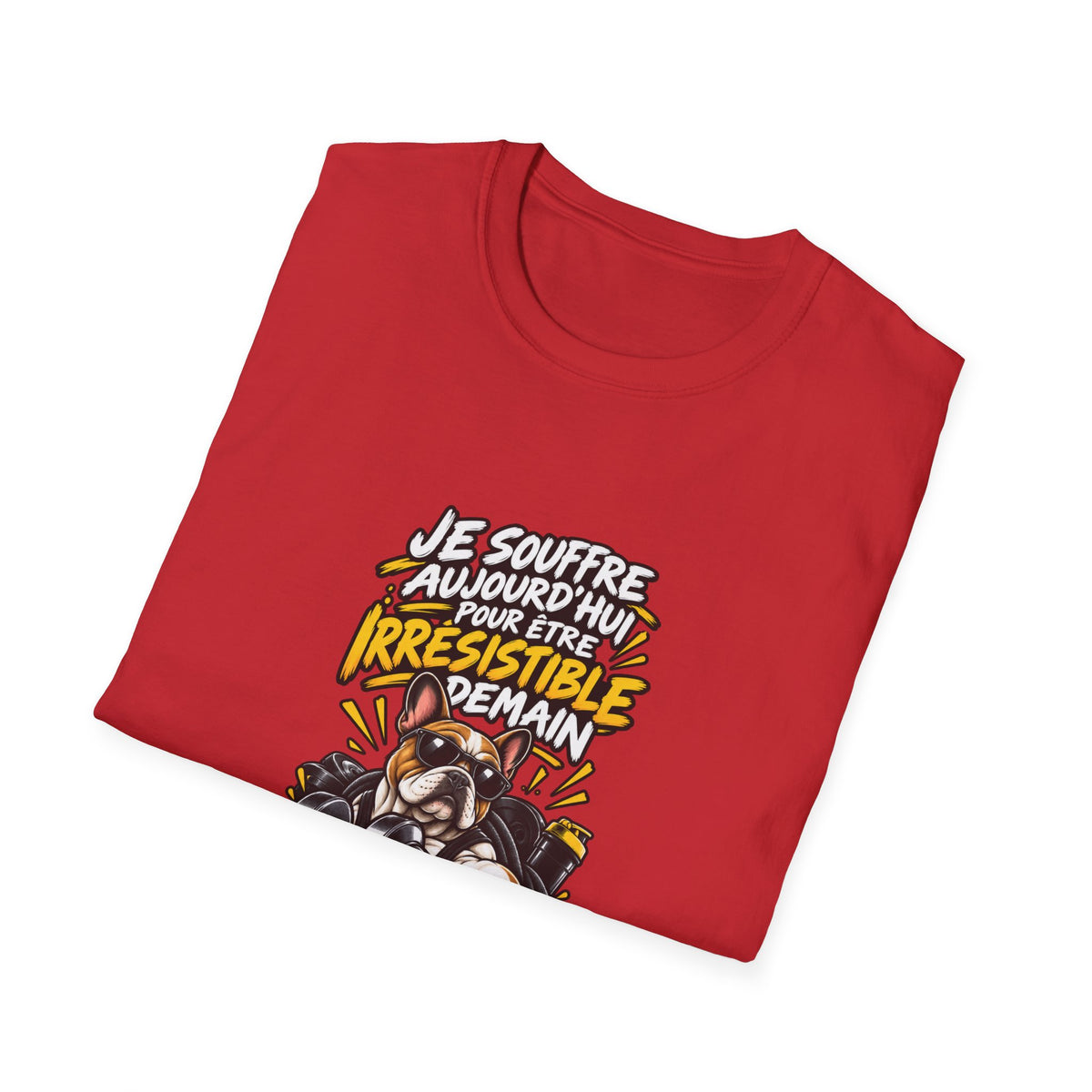 French Boxing Graphic T-Shirt — “Je souffre aujourd'hui pour être irrésistible demain”