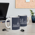 Paris Skyline Ceramic Mug – Nighttime Cityscape Coffee Cup (11oz & 15oz)