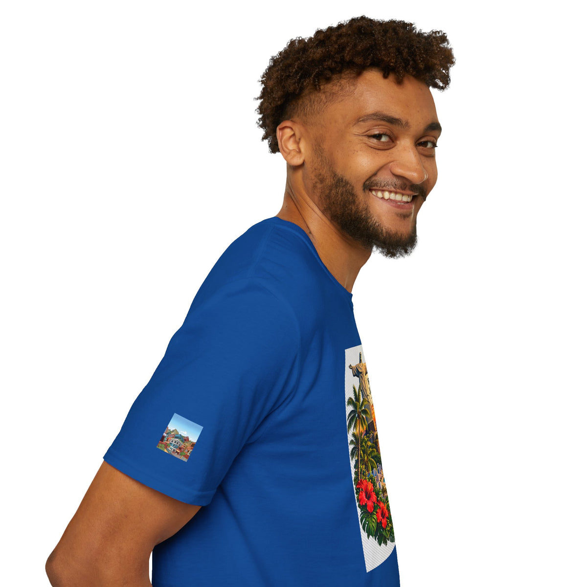 Rio de Janeiro Vintage Postcard T-Shirt — Tropical Brazil Travel Tee