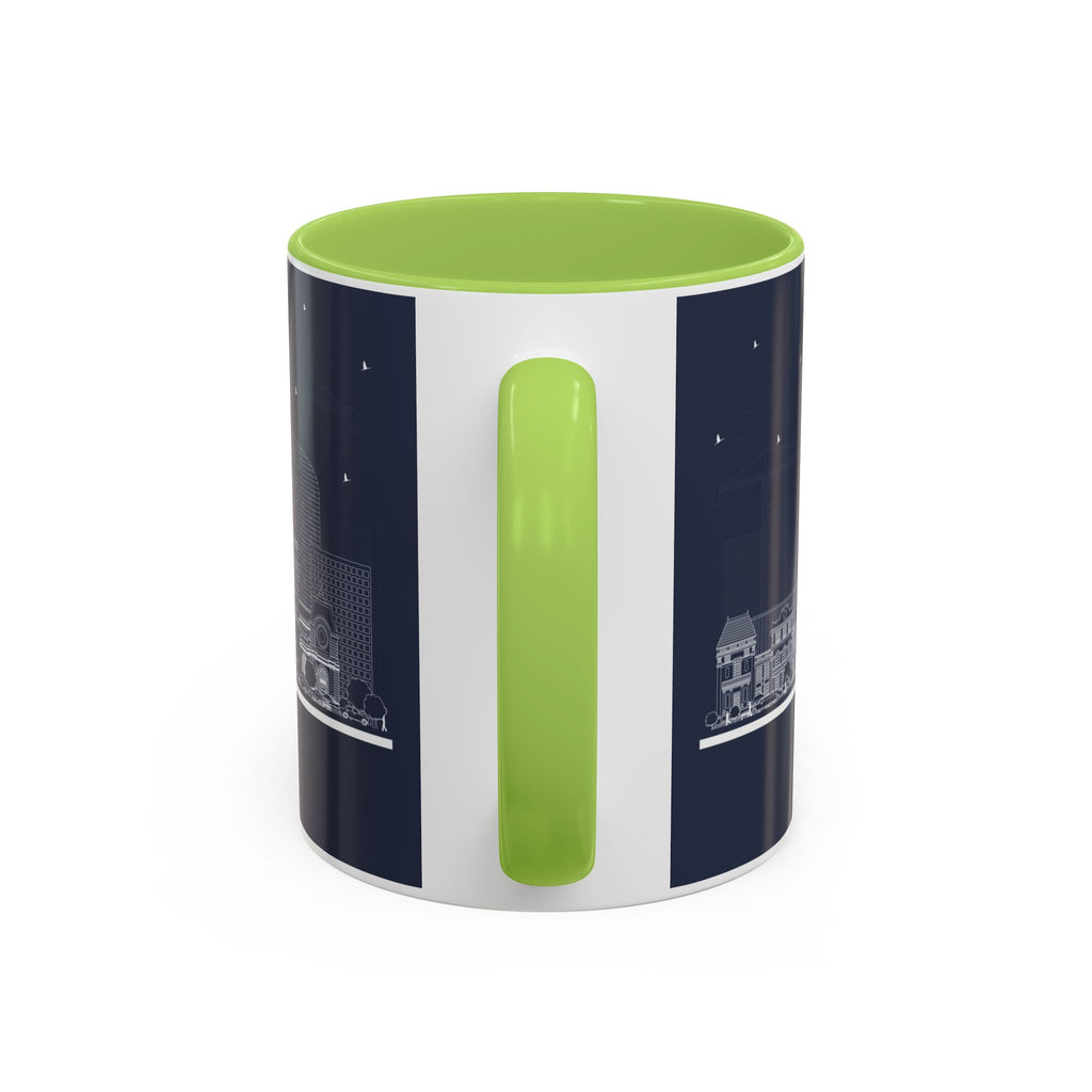 Paris Skyline Coffee Mug — Nighttime Cityscape Accent Mug