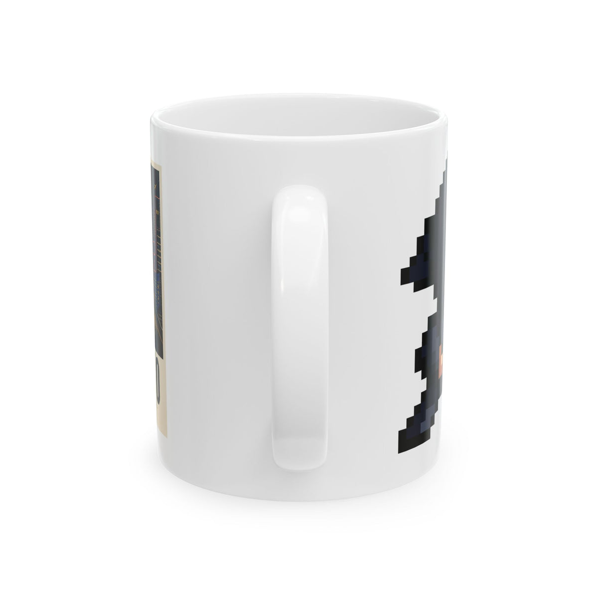 Pixel Ninja Ceramic Mug — Retro Gamer Coffee Cup (11oz & 15oz)