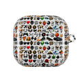 Emoji Pattern AirPod Case — Colorful Icon Collage Protective Cover