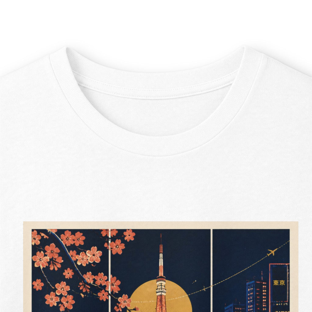 Tokyo Retro Travel Poster Long Sleeve Tee