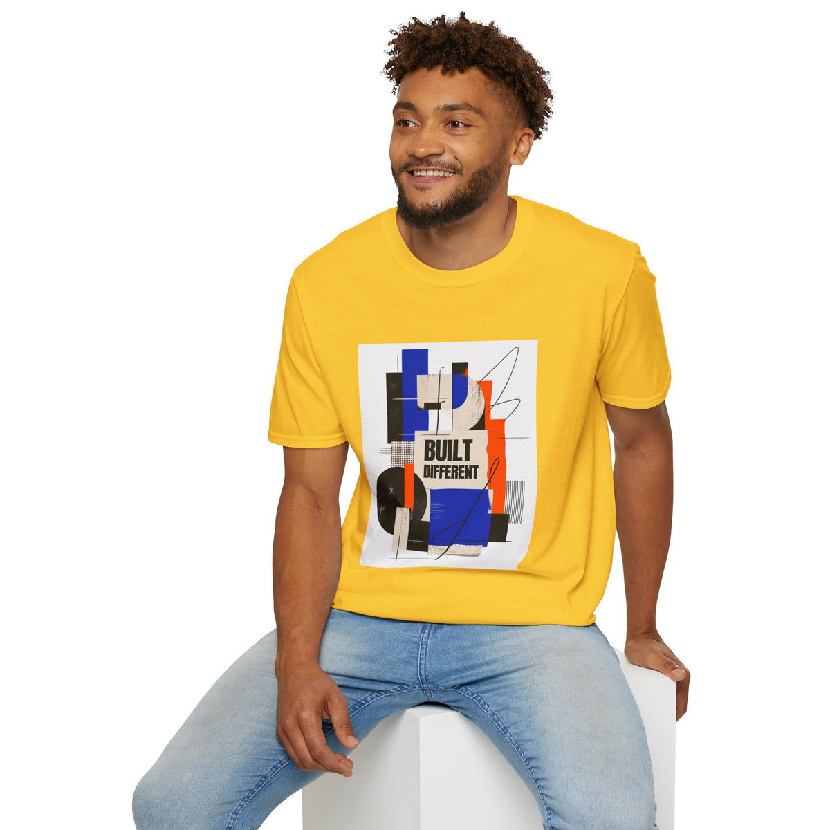 Built Different Abstract Graphic T-Shirt