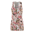 Paris Floral Racerback Dress — Eiffel Tower & Bicycle All-Over Print