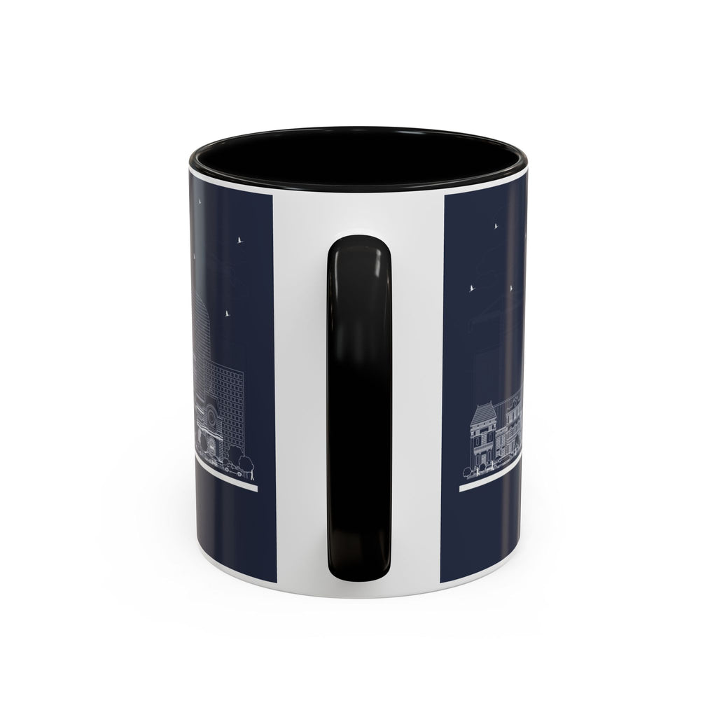 Paris Skyline Coffee Mug — Nighttime Cityscape Accent Mug