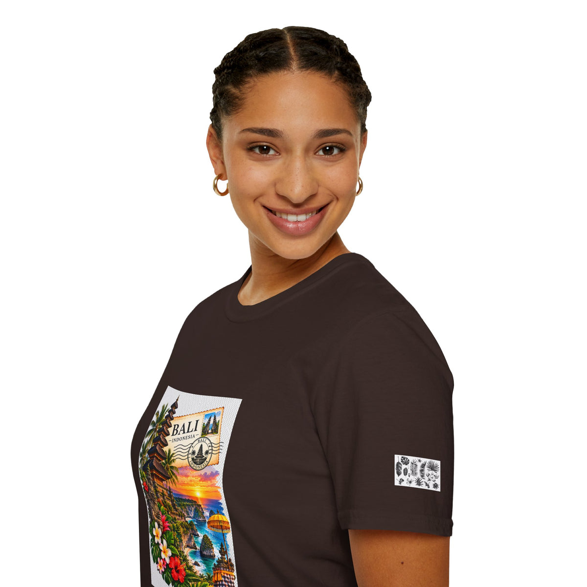 Bali Sunset Tropical T-Shirt — Vintage Island Travel Graphic