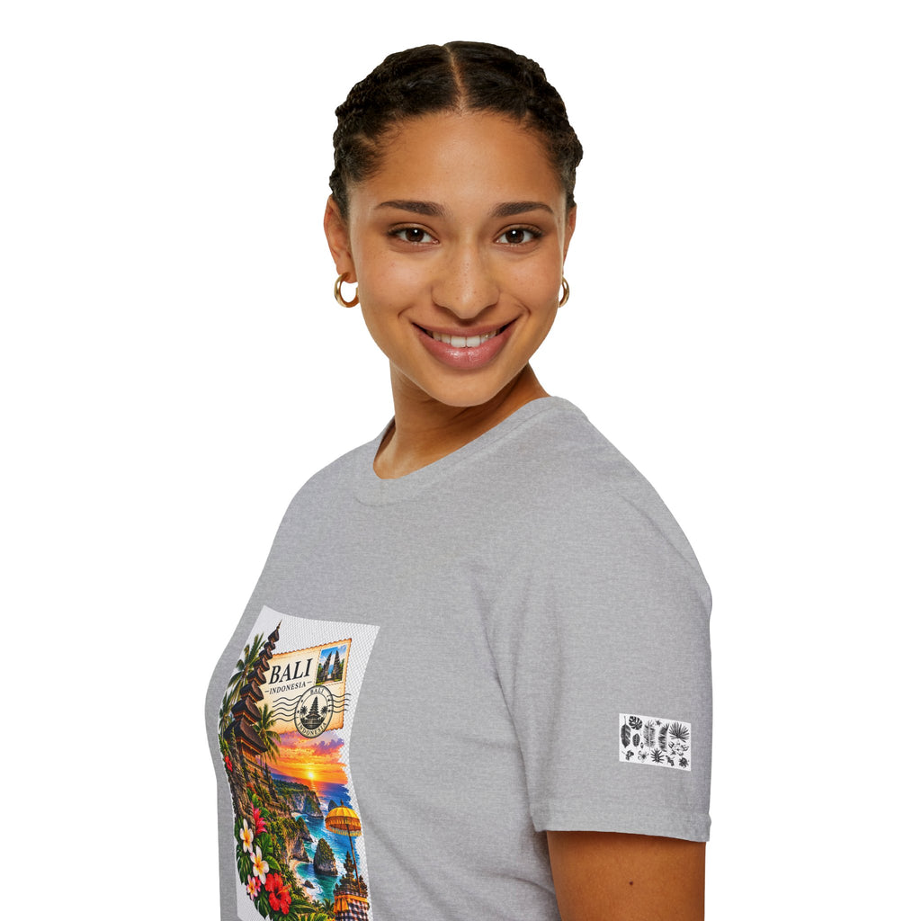 Bali Sunset Tropical T-Shirt — Vintage Island Travel Graphic