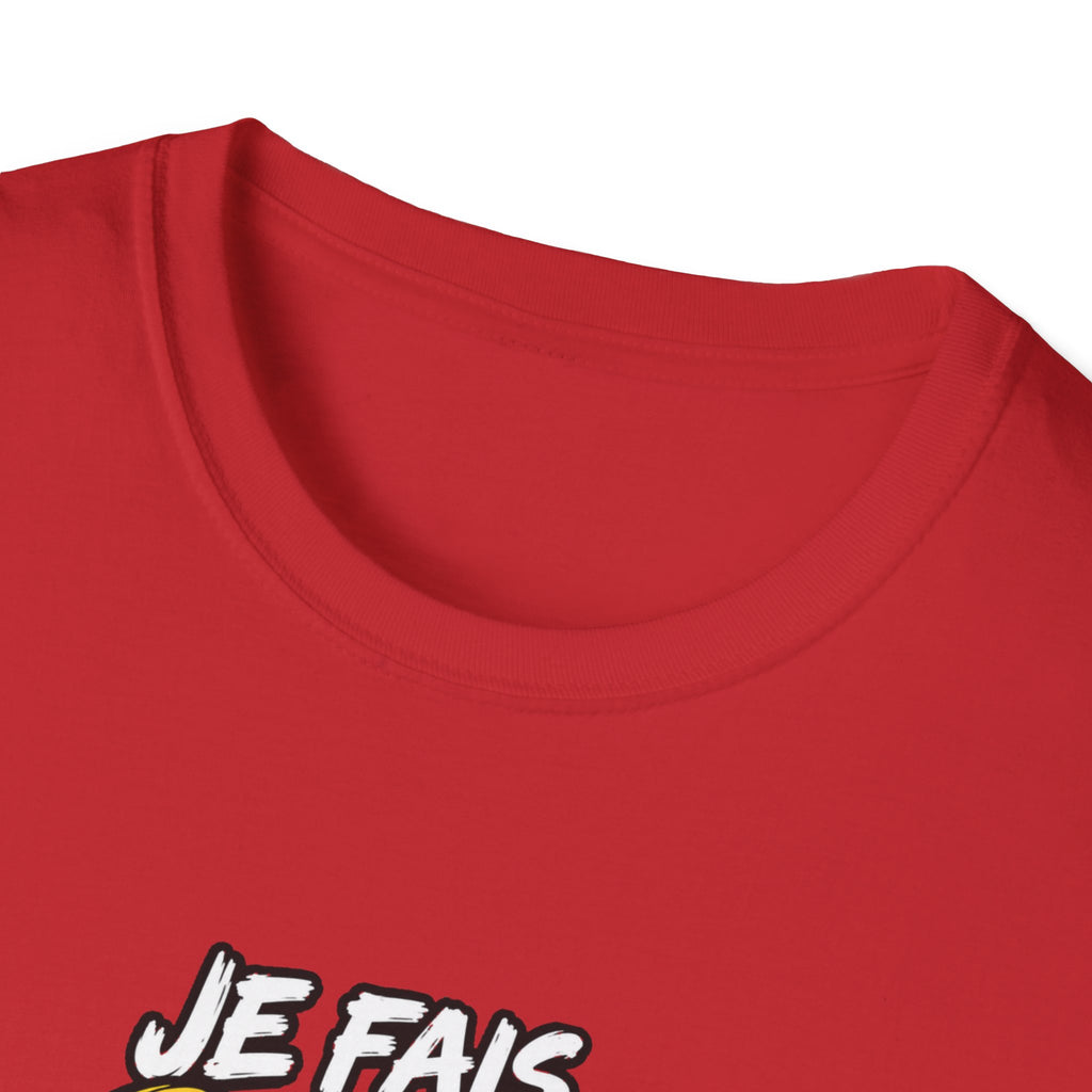 T-Shirt "Je Fais Sport Pour Être Beau Tout Nu" — Funny French Gym Graphic Tee