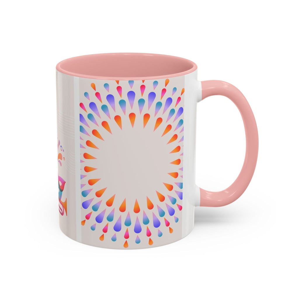 Carnival Music Accent Coffee Mug — Colorful Guitar & Mask 11/15oz