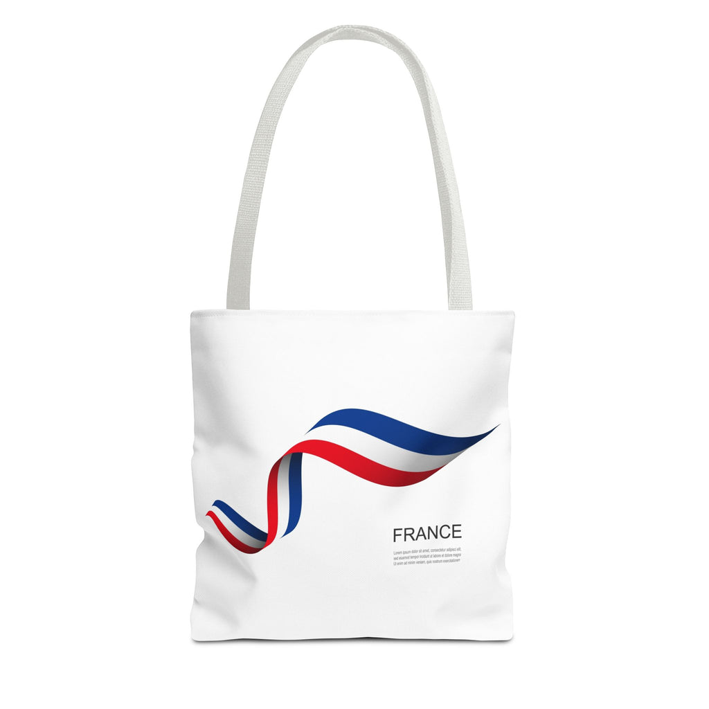 France Ribbon Tote Bag — Tricolore Travel Tote