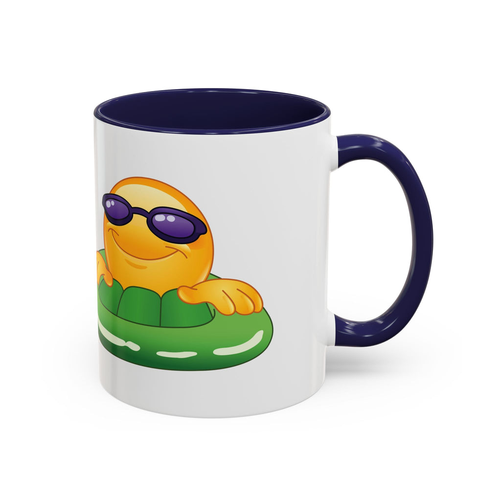 Summer Emoji Coffee Mug — Chill Floatie Design (11/15oz)
