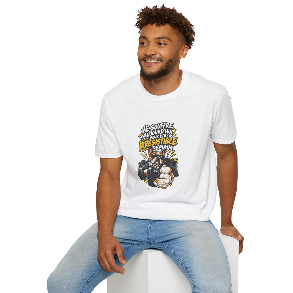 French Boxing Graphic T-Shirt — “Je souffre aujourd'hui pour être irrésistible demain”