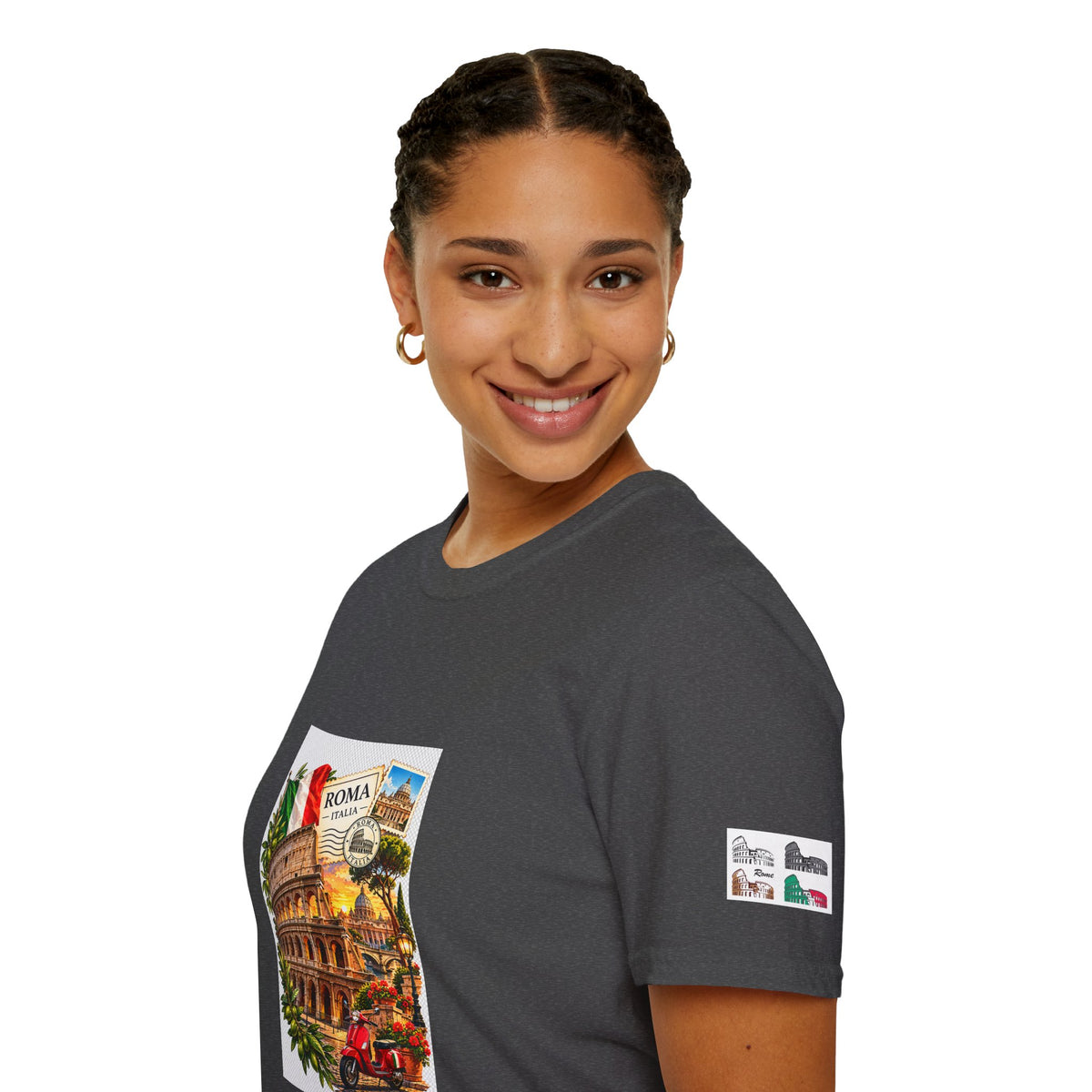 Rome Vintage Colosseum T-Shirt — Italia Travel Souvenir Tee