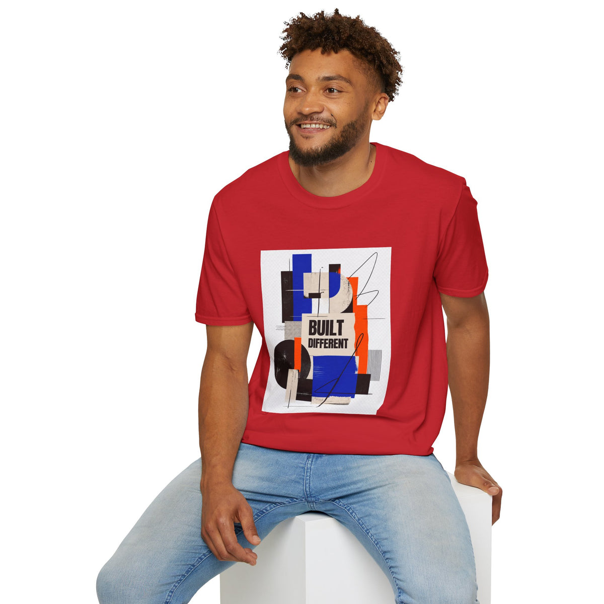 Built Different Abstract Graphic T-Shirt