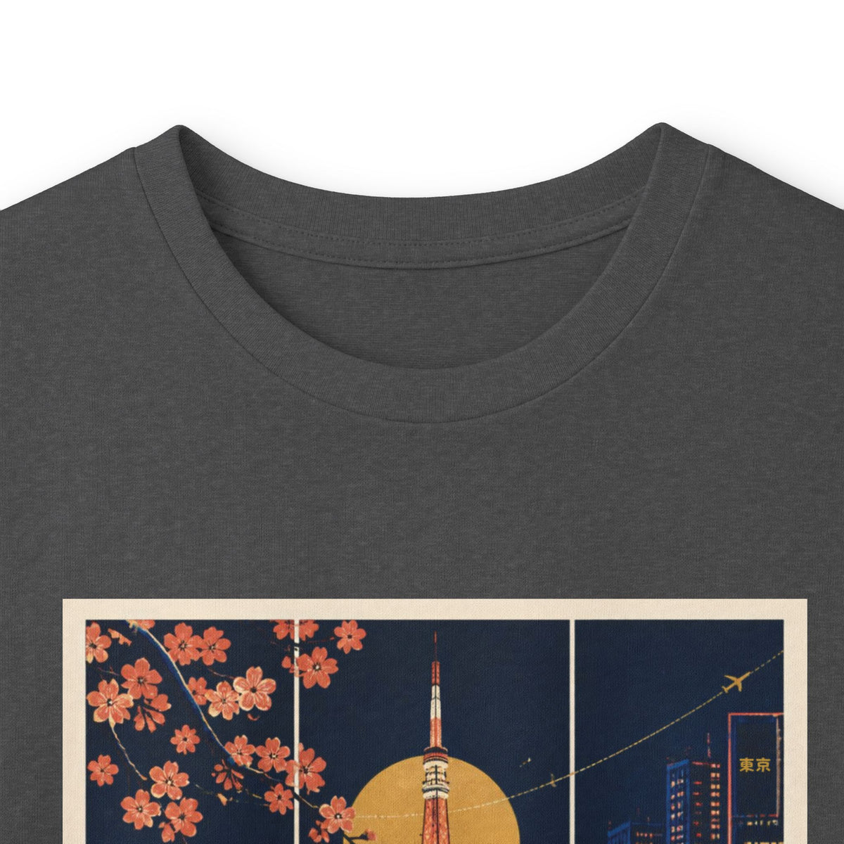 Tokyo Retro Travel Poster Long Sleeve Tee