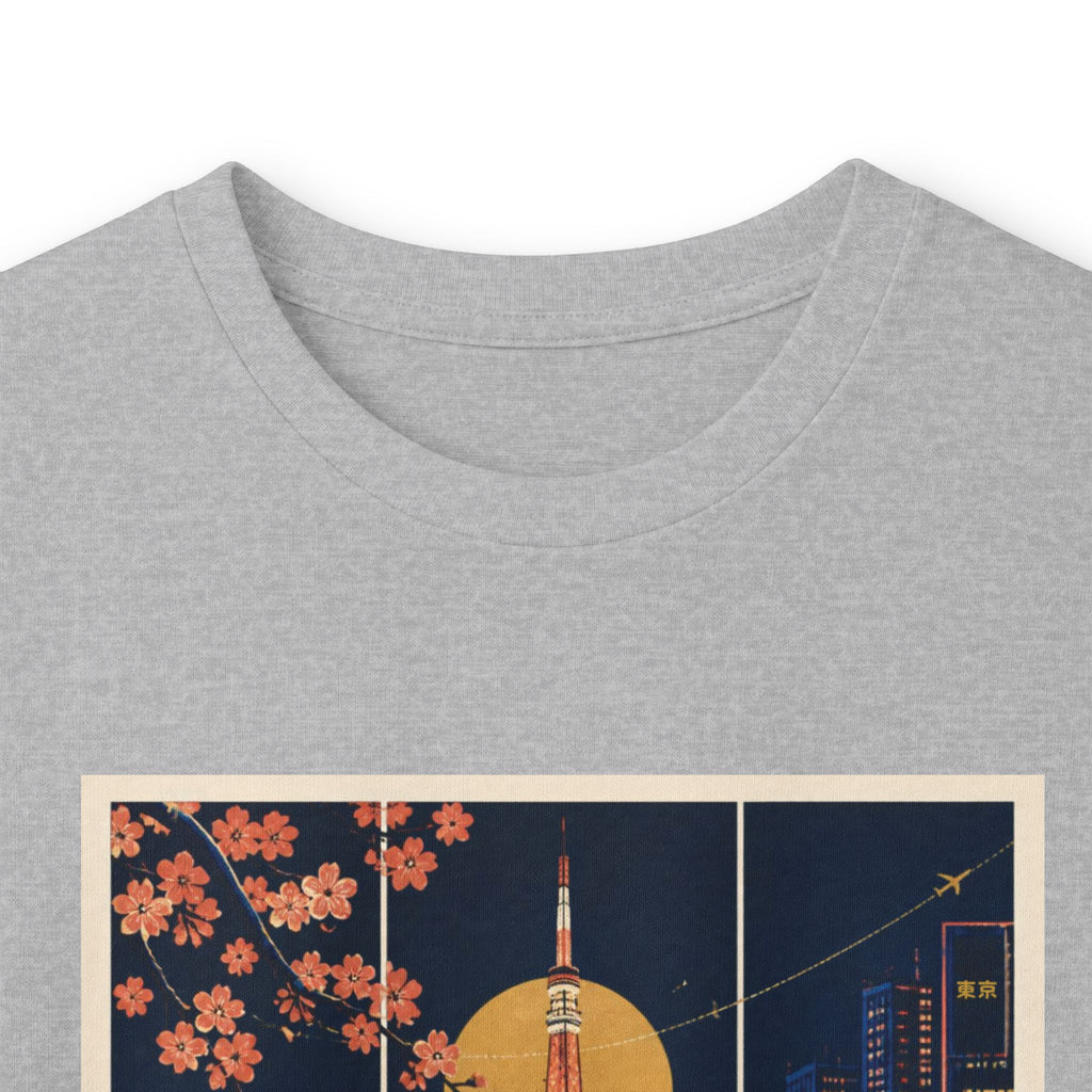 Tokyo Retro Travel Poster Long Sleeve Tee