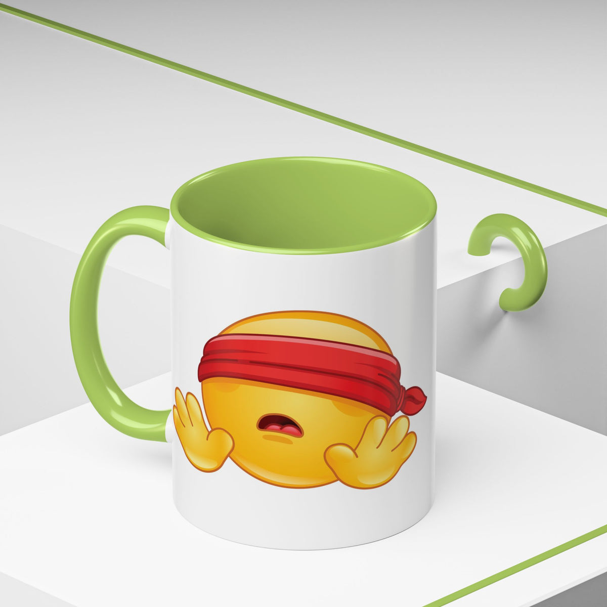 Pixel Emoji Coffee Mug — Fun Retro 8‑Bit Smiley Accent Mug (11/15oz)