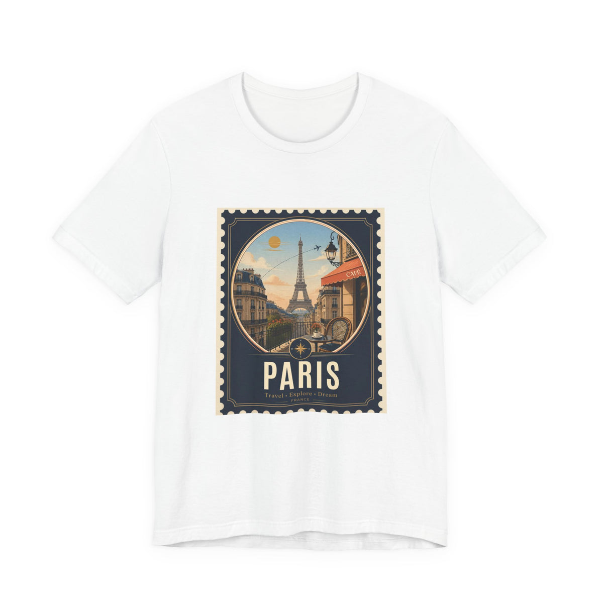 Paris Vintage Stamp T-Shirt