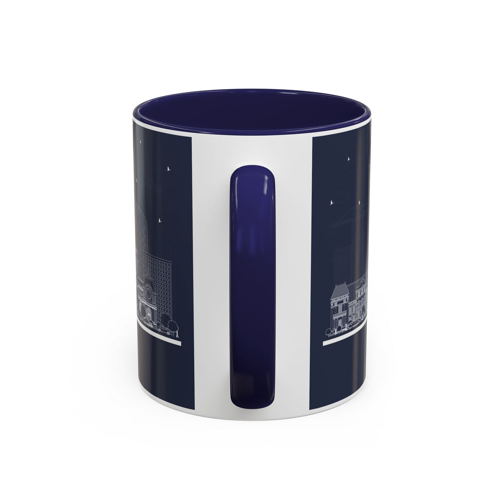 Paris Skyline Coffee Mug — Nighttime Cityscape Accent Mug