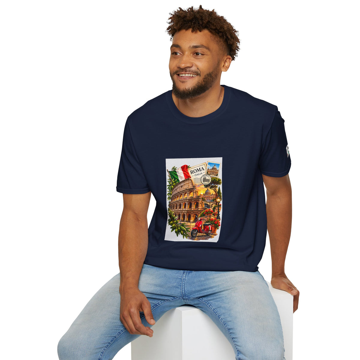 Rome Vintage Colosseum T-Shirt — Italia Travel Souvenir Tee