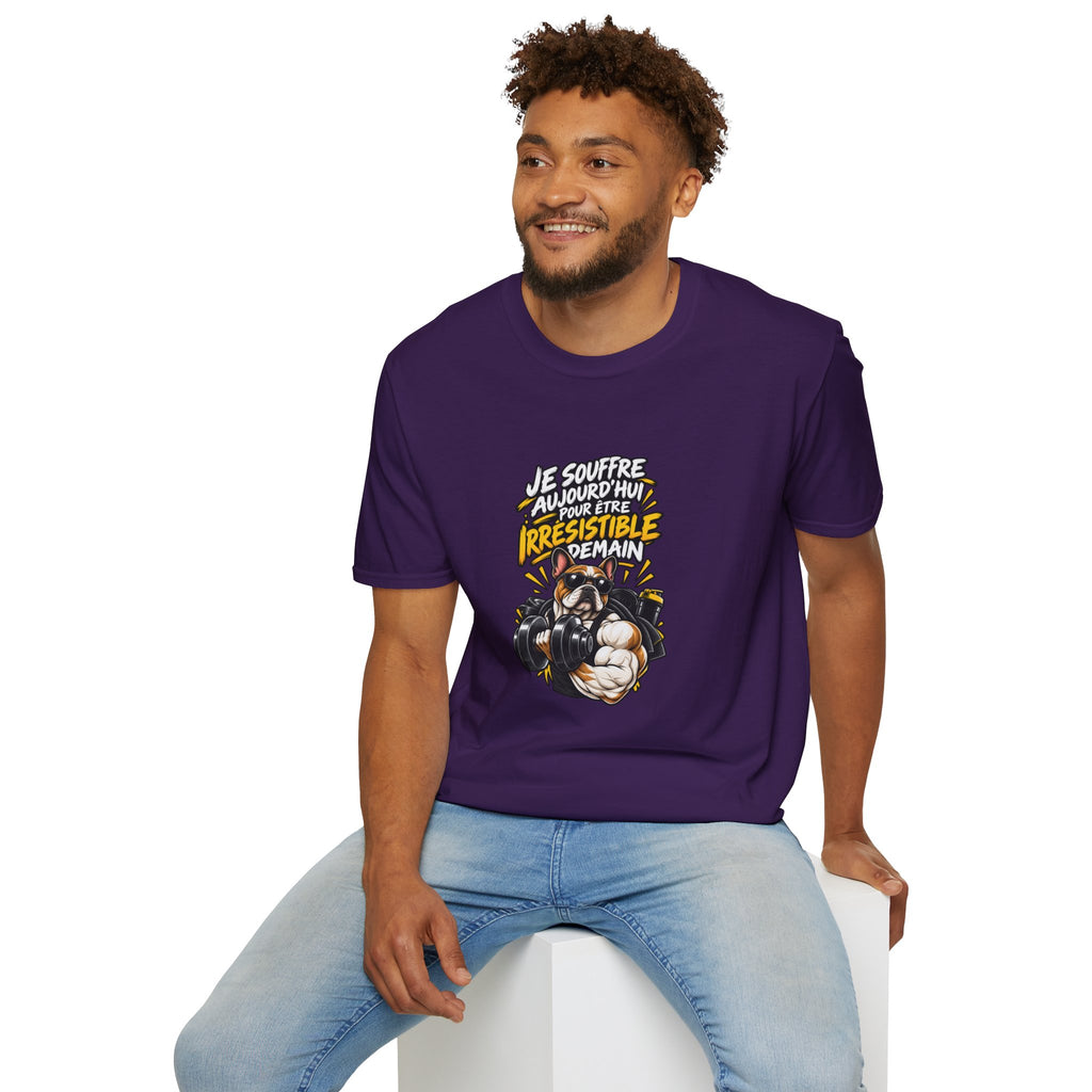 French Boxing Graphic T-Shirt — “Je souffre aujourd'hui pour être irrésistible demain”