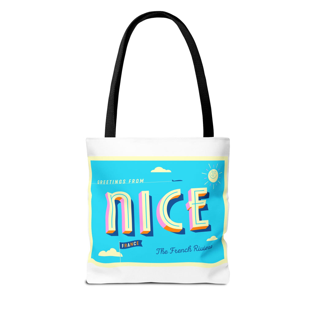 France Ribbon Tote Bag — Tricolore Travel Tote