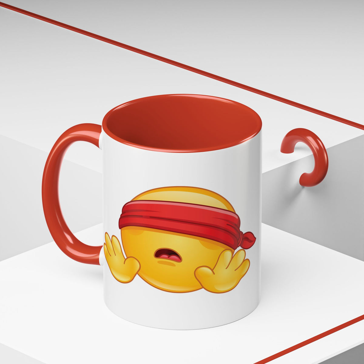 Pixel Emoji Coffee Mug — Fun Retro 8‑Bit Smiley Accent Mug (11/15oz)