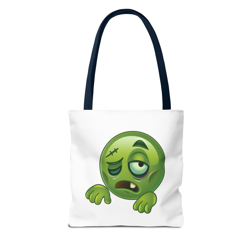 Tote Bag — Pain Scale & Sick Zombie Emoji AOP Tote