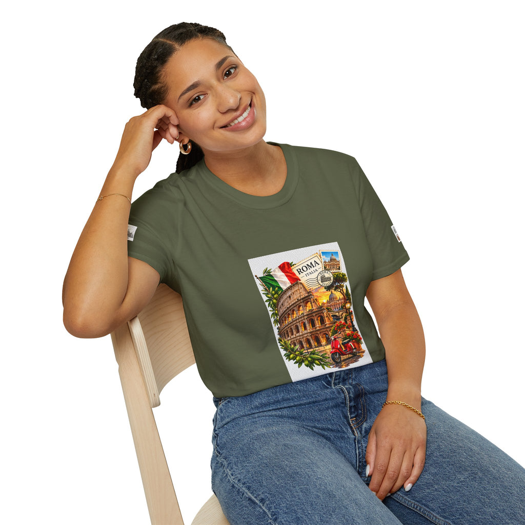 Rome Vintage Colosseum T-Shirt — Italia Travel Souvenir Tee