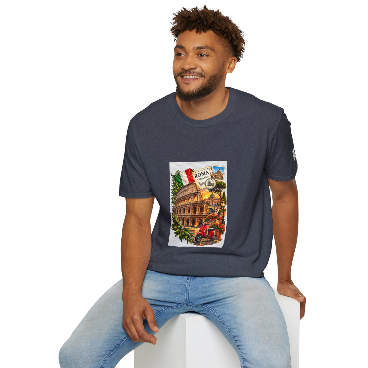 Rome Vintage Colosseum T-Shirt — Italia Travel Souvenir Tee