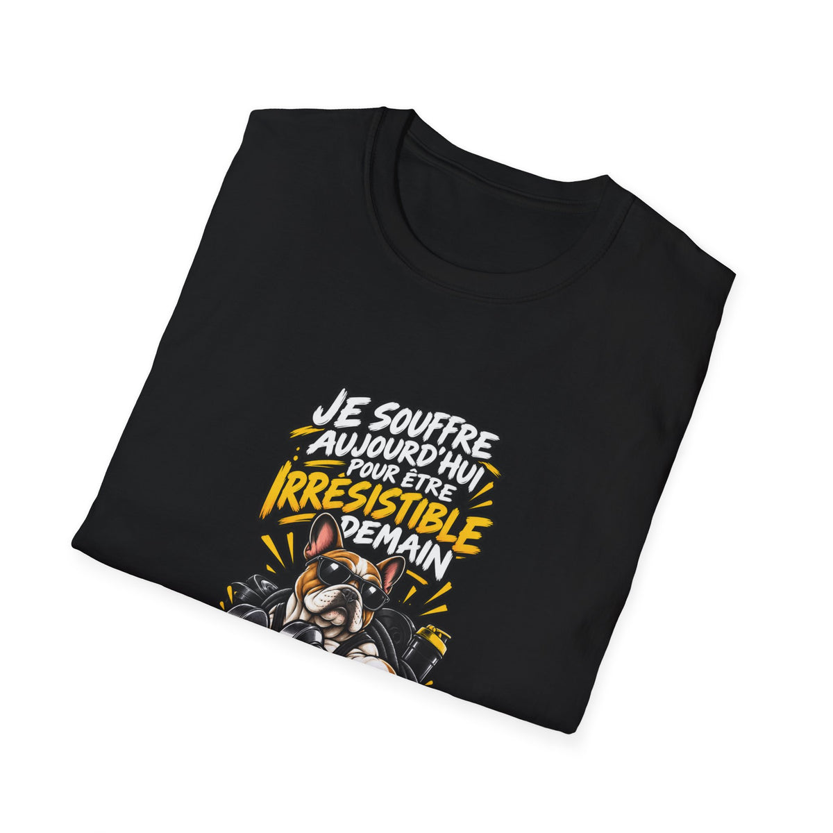 French Boxing Graphic T-Shirt — “Je souffre aujourd'hui pour être irrésistible demain”
