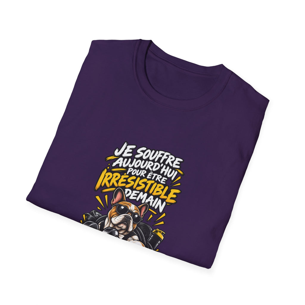 French Boxing Graphic T-Shirt — “Je souffre aujourd'hui pour être irrésistible demain”