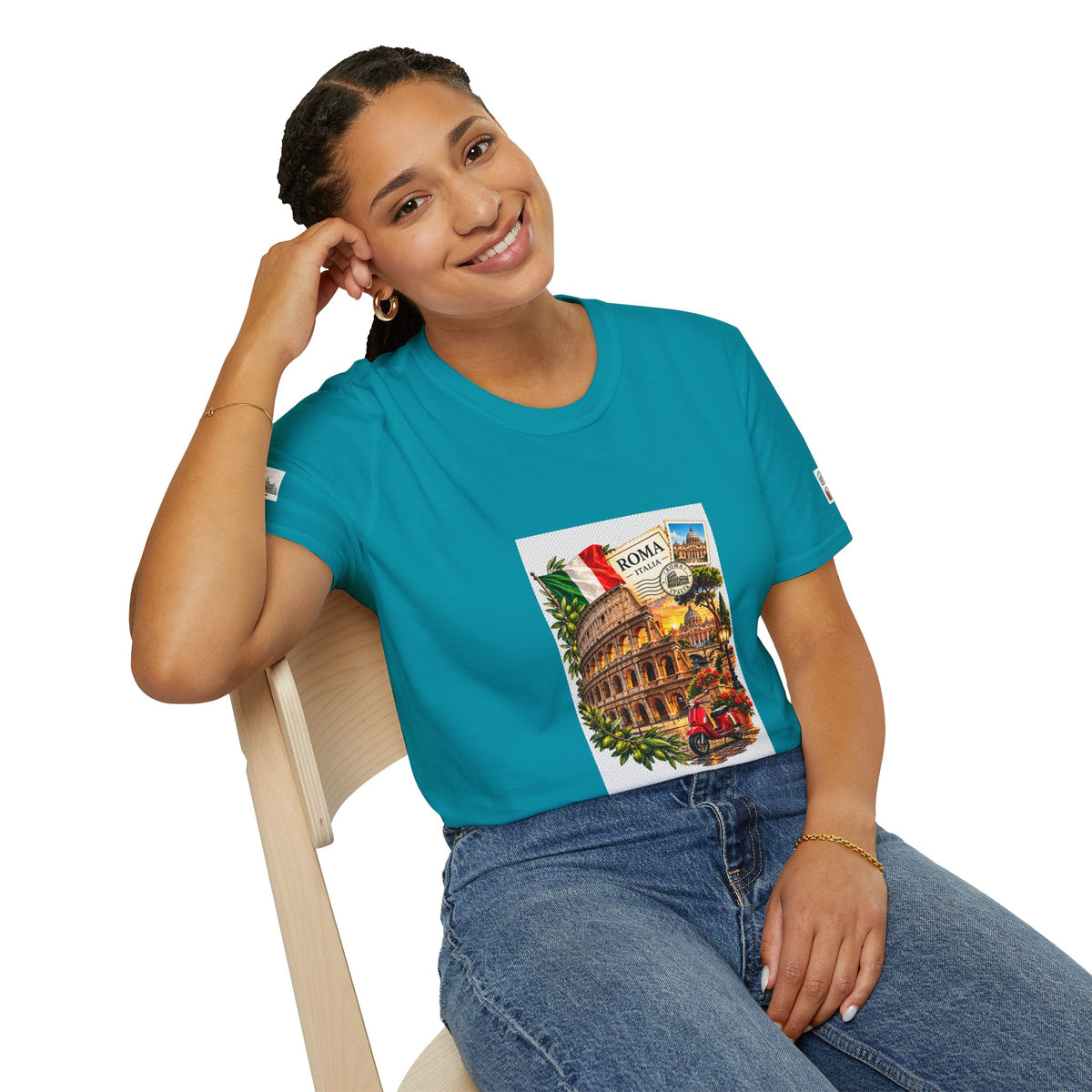 Rome Vintage Colosseum T-Shirt — Italia Travel Souvenir Tee