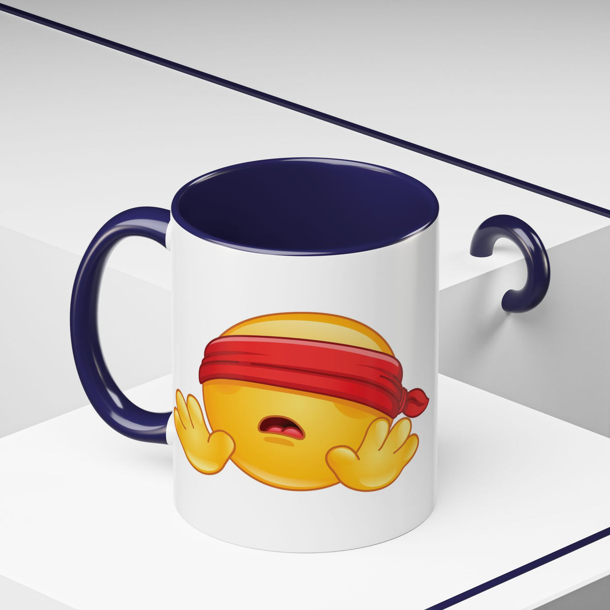 Pixel Emoji Coffee Mug — Fun Retro 8‑Bit Smiley Accent Mug (11/15oz)