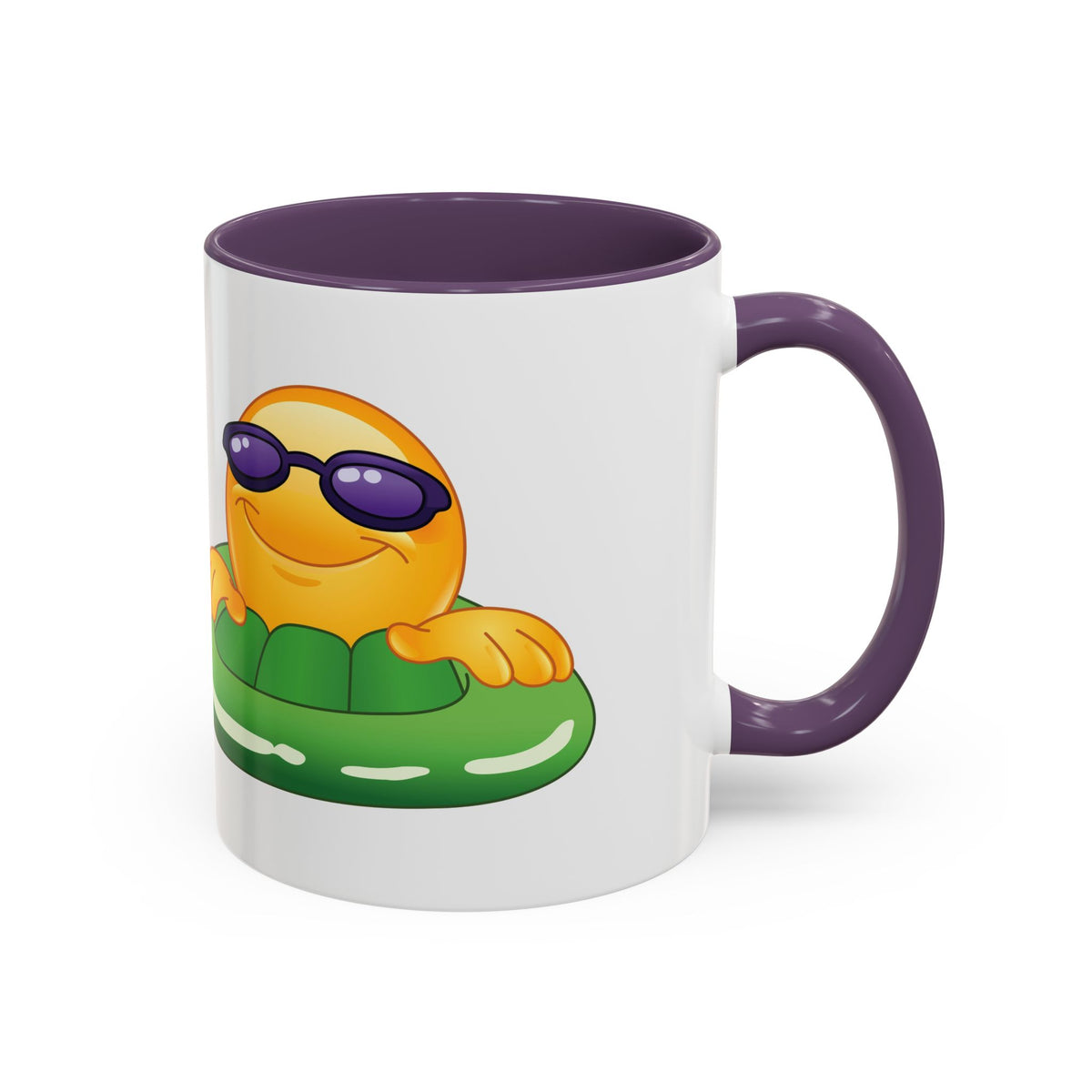 Summer Emoji Coffee Mug — Chill Floatie Design (11/15oz)