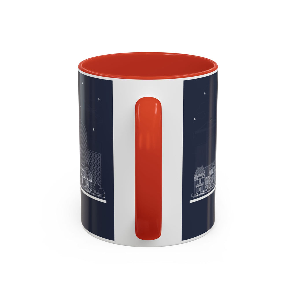 Paris Skyline Coffee Mug — Nighttime Cityscape Accent Mug