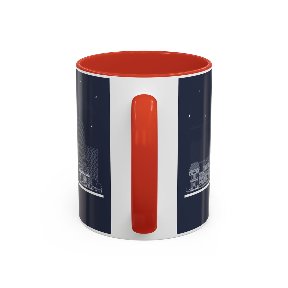 Paris Skyline Coffee Mug — Nighttime Cityscape Accent Mug