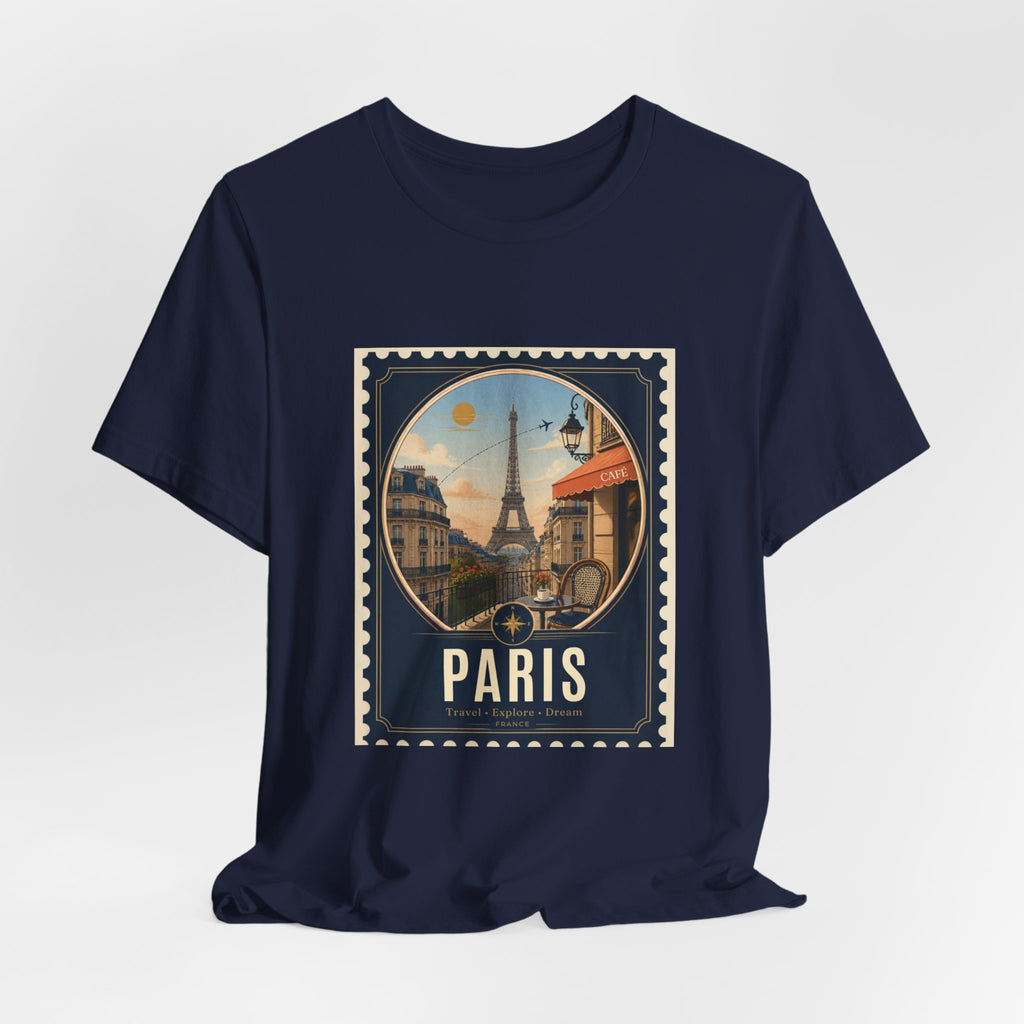Paris Vintage Stamp T-Shirt