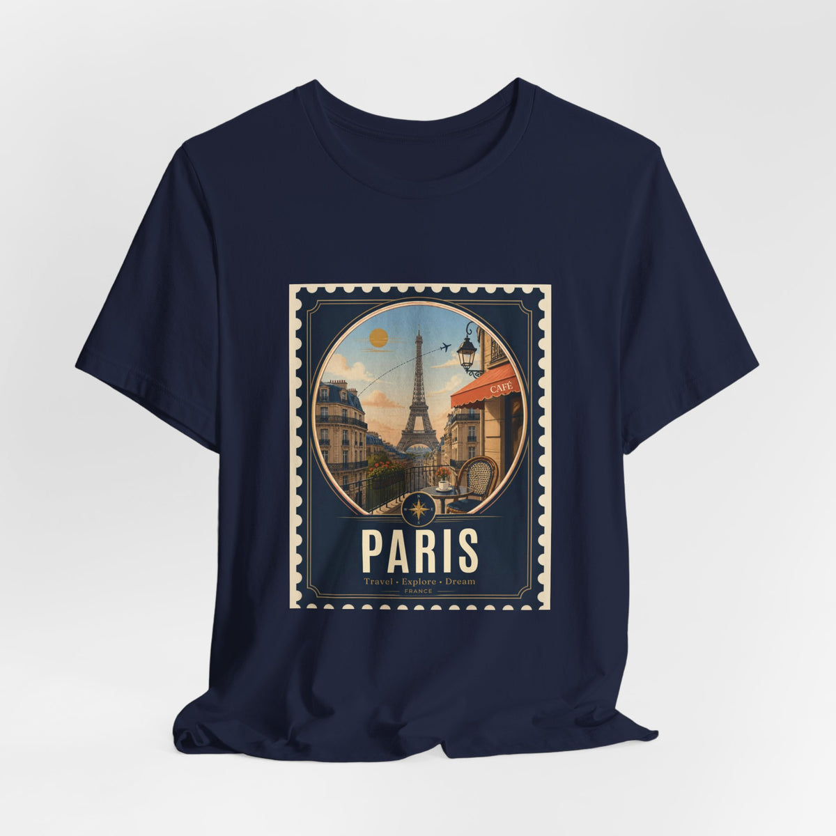Paris Vintage Stamp T-Shirt