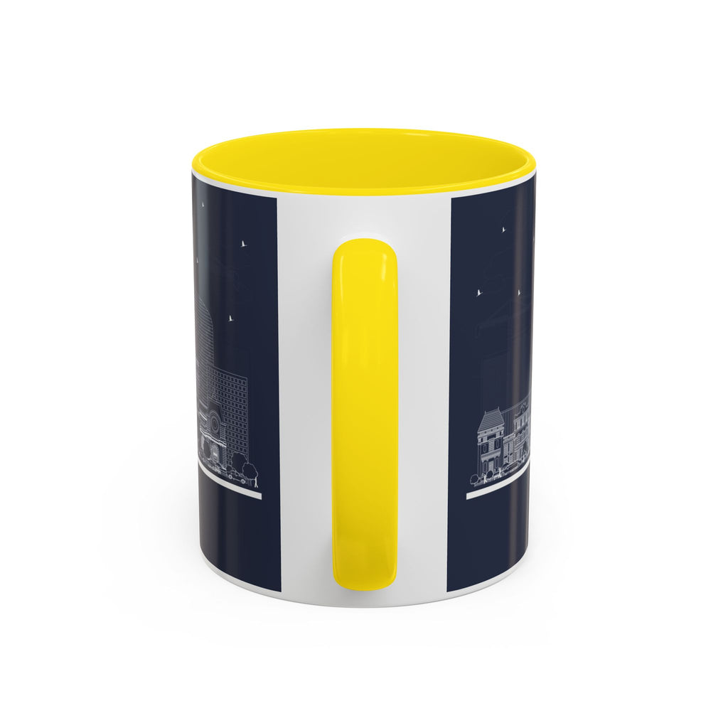 Paris Skyline Coffee Mug — Nighttime Cityscape Accent Mug