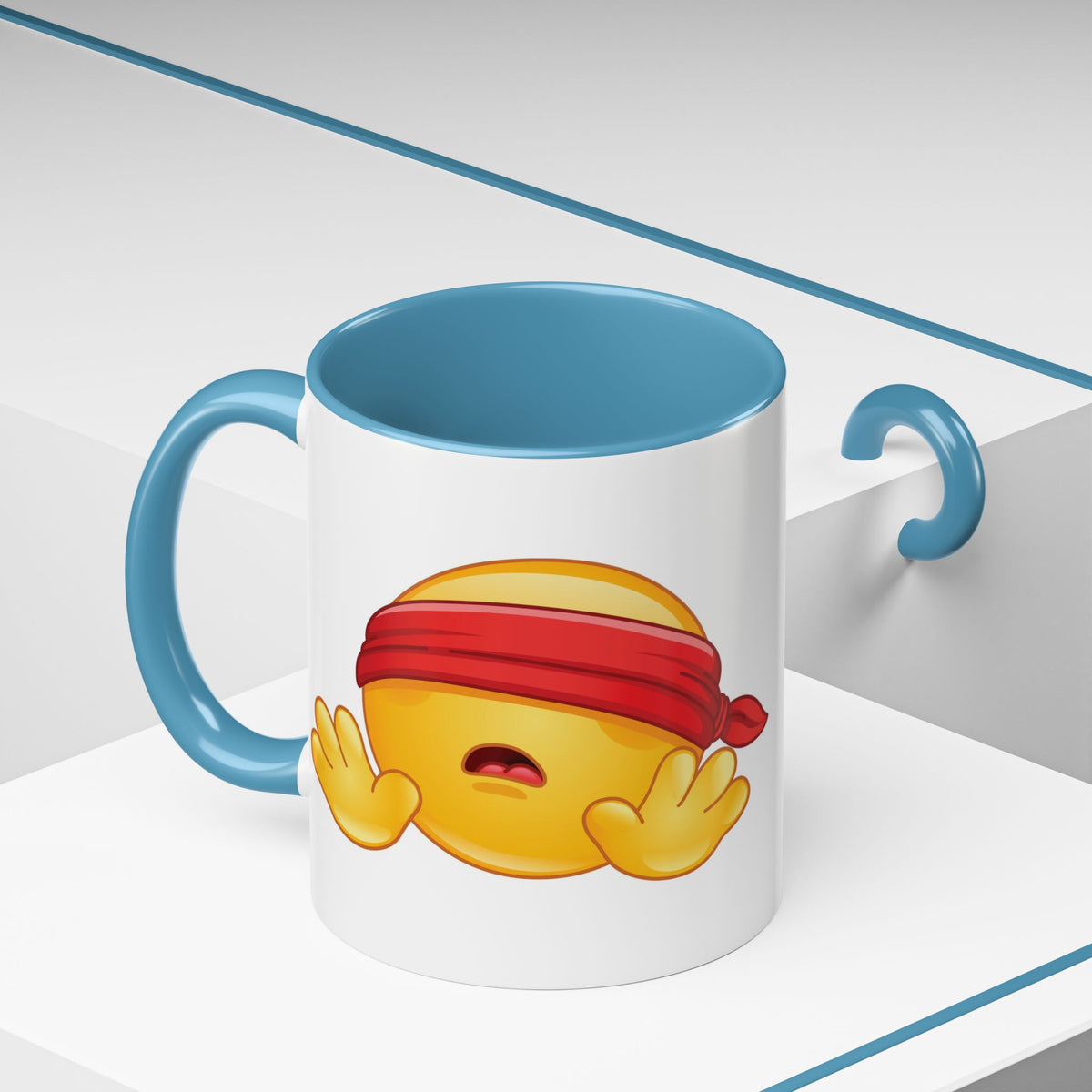Pixel Emoji Coffee Mug — Fun Retro 8‑Bit Smiley Accent Mug (11/15oz)