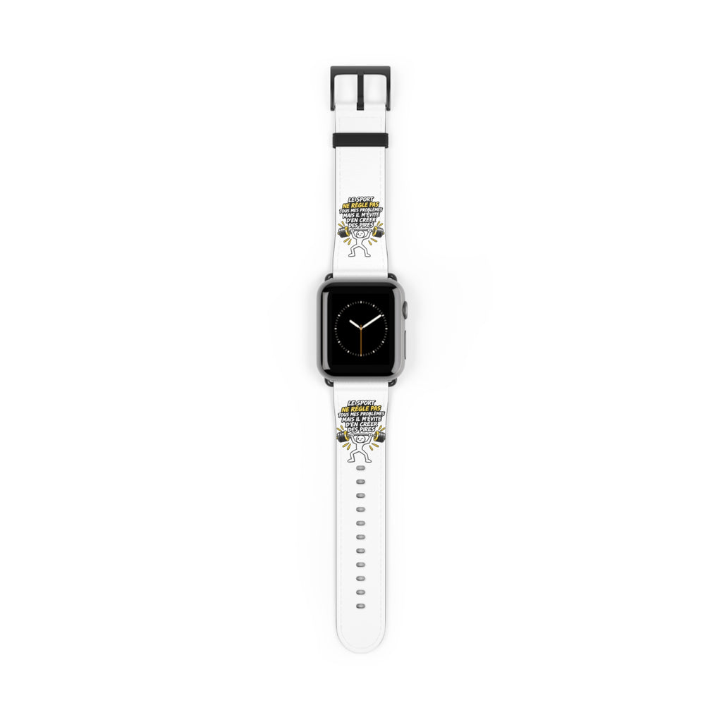 Watch Band — Motivational 'Be Sport, Be Brave' Graphic Silicone Band