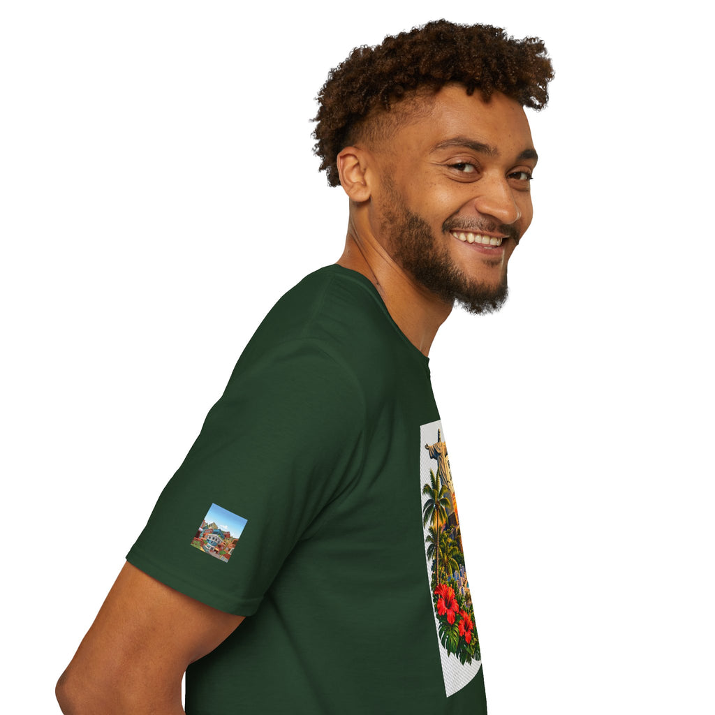 Rio de Janeiro Vintage Postcard T-Shirt — Tropical Brazil Travel Tee