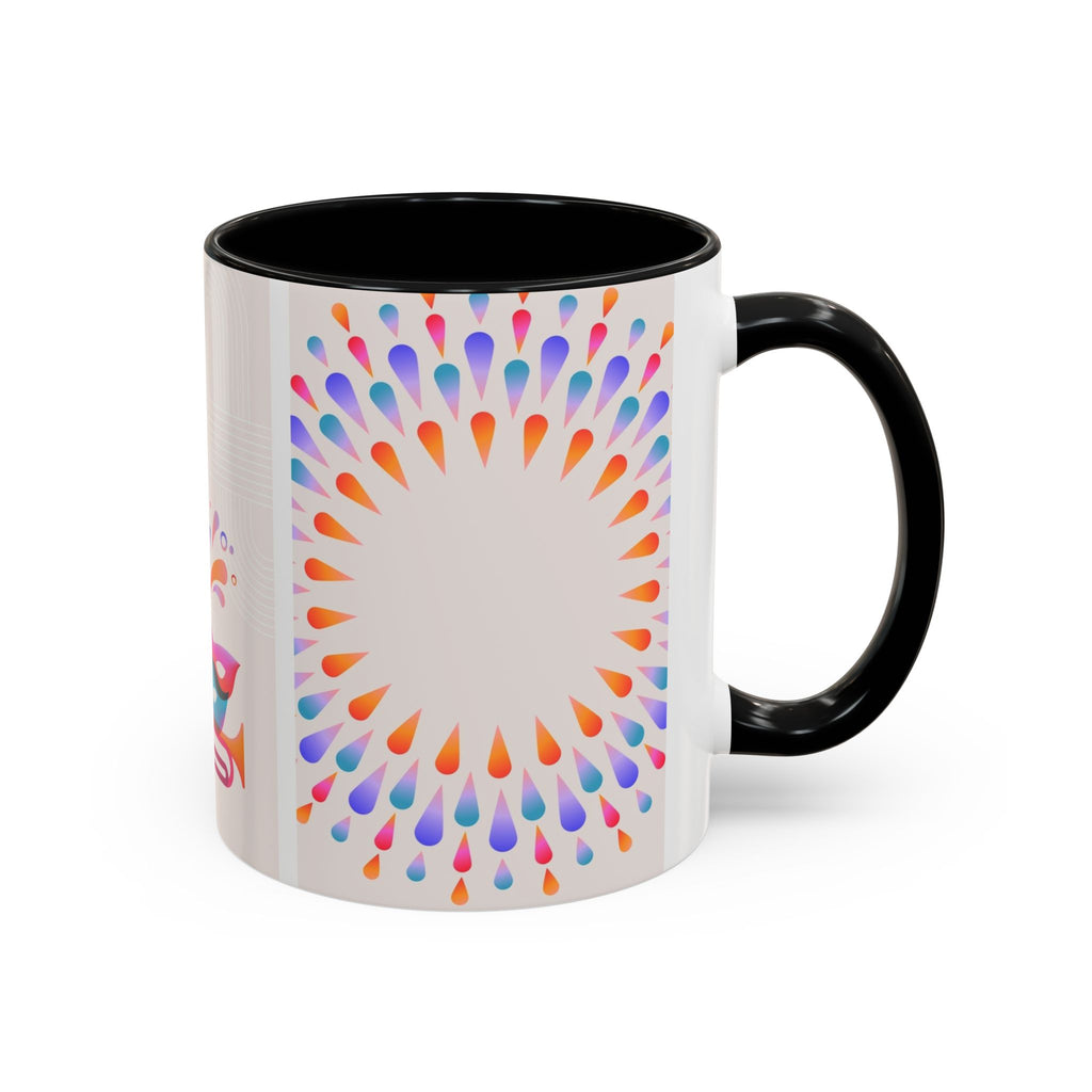 Carnival Music Accent Coffee Mug — Colorful Guitar & Mask 11/15oz
