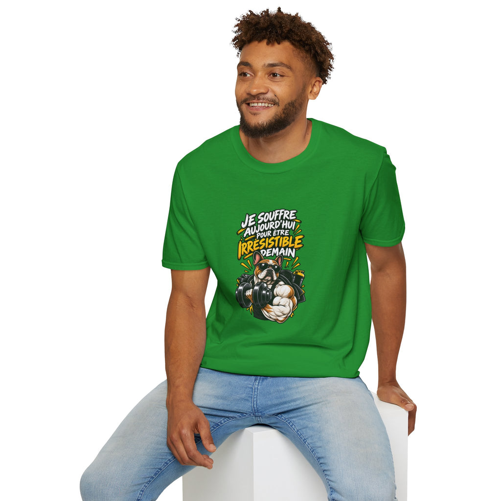 French Boxing Graphic T-Shirt — “Je souffre aujourd'hui pour être irrésistible demain”