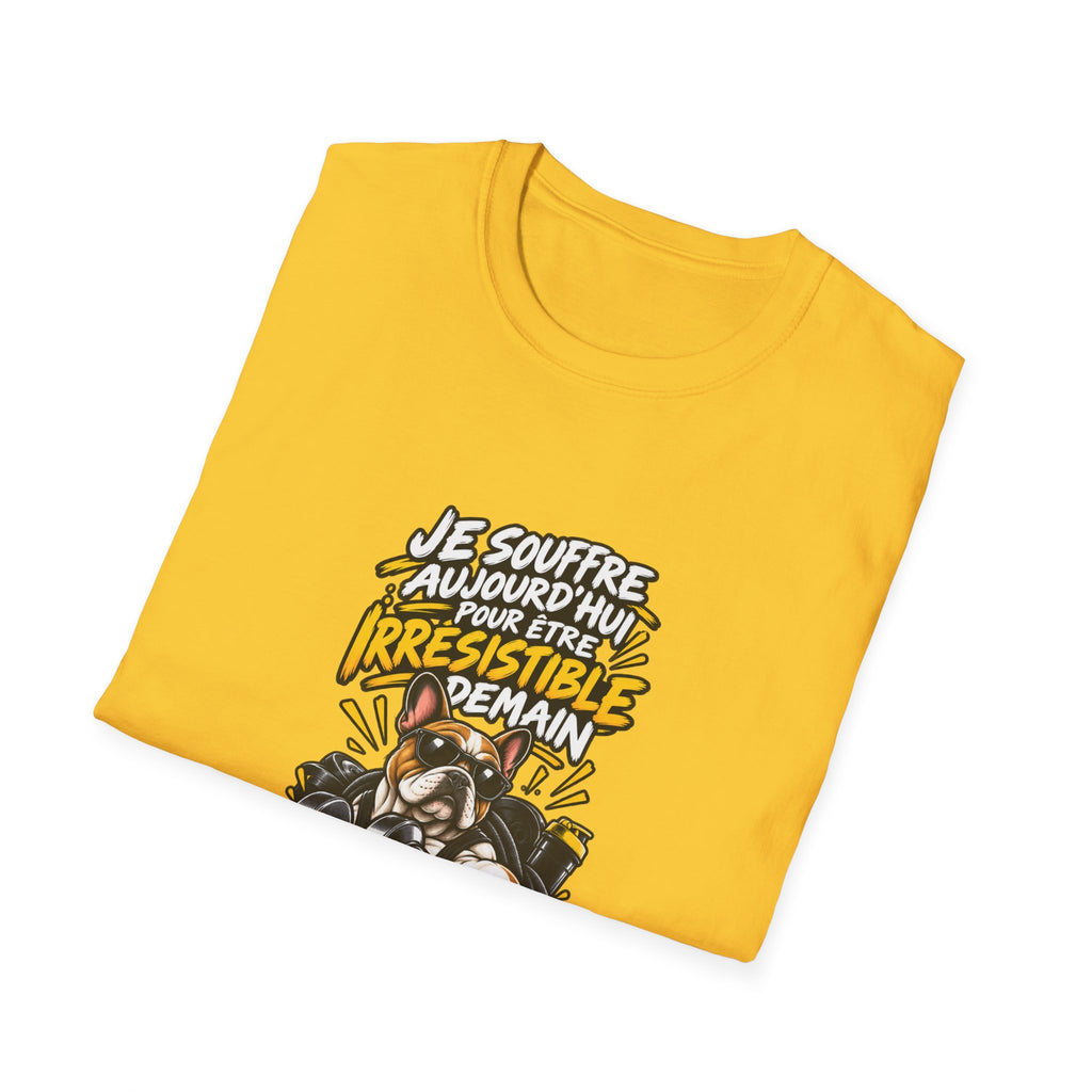 French Boxing Graphic T-Shirt — “Je souffre aujourd'hui pour être irrésistible demain”